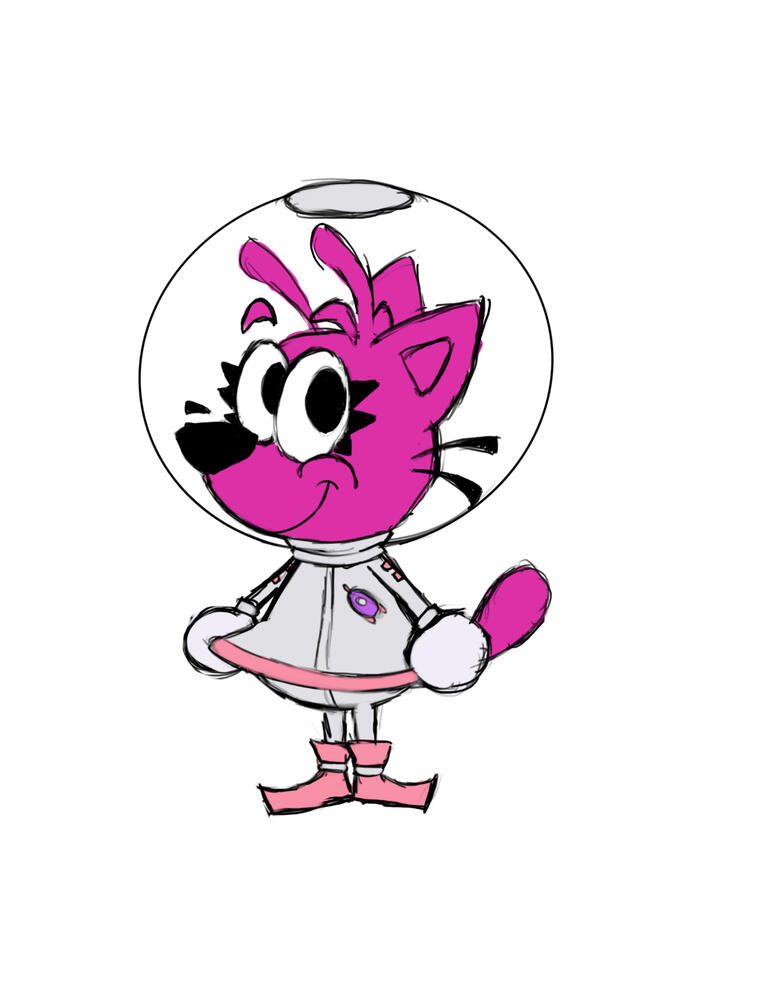 "Cosmic Cat Character Concept". Procreate. November 2024.