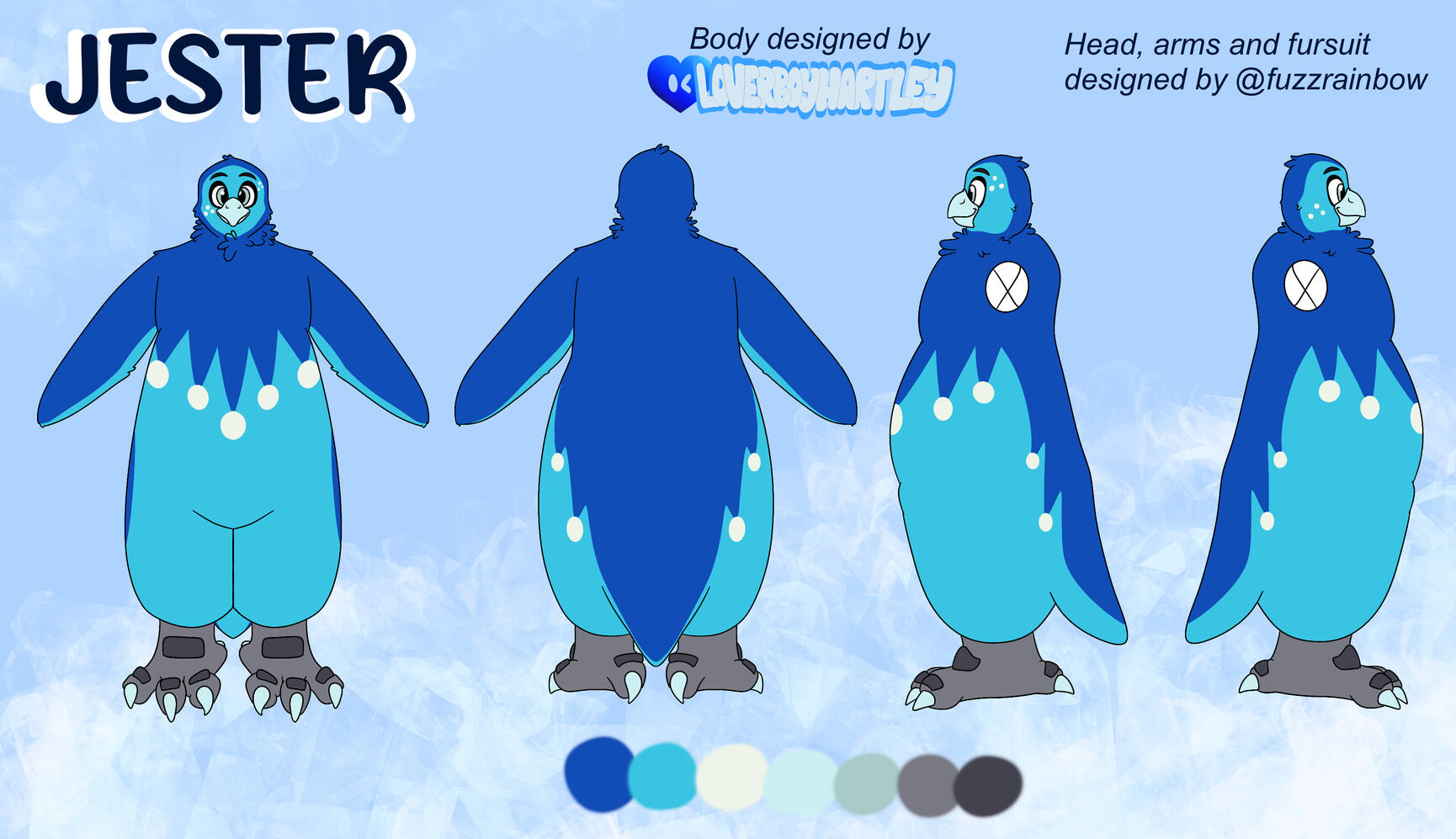 "Jester Reference Sheet". ProCreate. December 2025.
