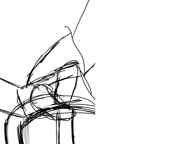 Rough sketch of pages 17-18.