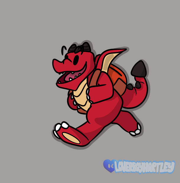 Ash character render.