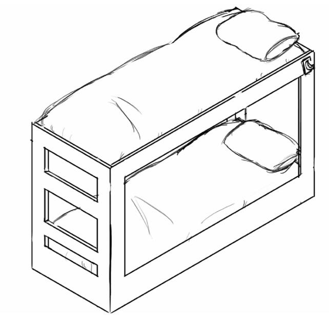 Medium prop, sketch.