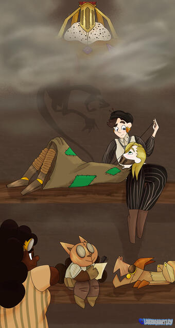 Final poster, featuring final designs.