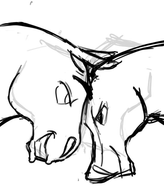 Early poster design sketch.