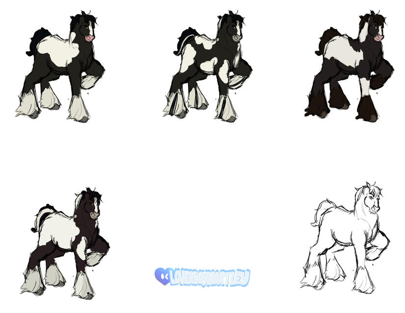 Lord Desmond, color comps.