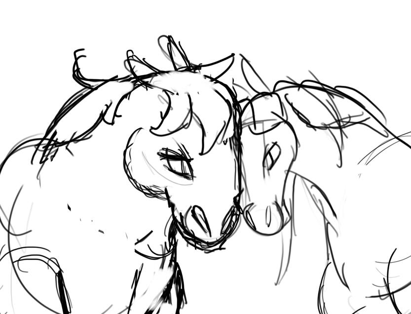 Scene illustration sketch.